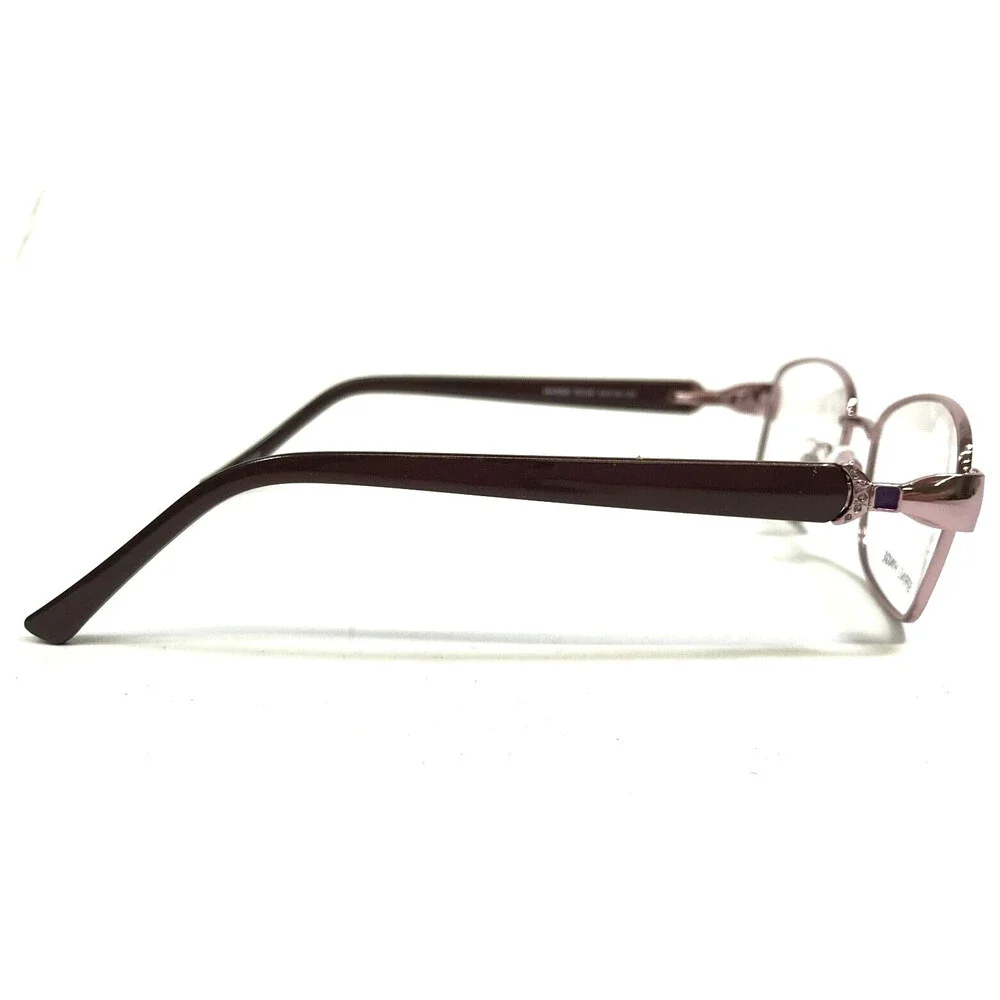 Affordable Designs Eyeglasses Frames MARGE ROSE Brown Pink Cat Eye 53-18-135